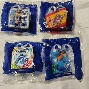 McDONALD'S HAPPY MEAL TOYS-HASBRO-4-NEW-SEALED